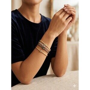 Kendra Scott Bundle of Jeweled Bangle   Bracelets  Chandler Mix Color Metal NEW